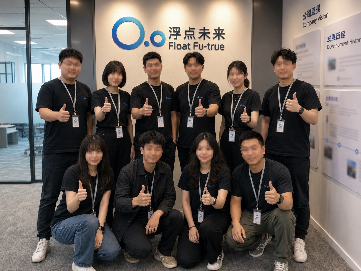 浮点未来办公现场